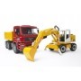 Bruder camion MAN TGA si excavator Liebherr